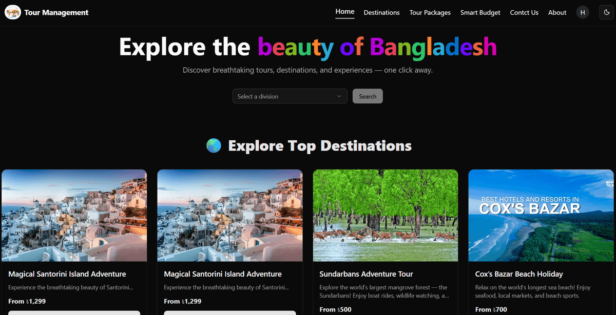 Tour Management System